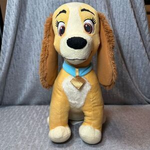 Disney Lady and the Tramp Lady Dog Plush Stuffed Animal  11 in